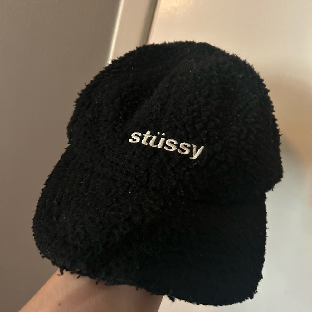Stussy Sherpa fleece cap rare one size fits all